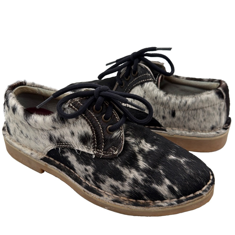 Uwezo Calf Hair Lace Up Oxfords Size 7.5